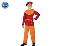 Kostuums voor Kinderen Page Rood 4 pcs - Maat: 10-12 Jaar - Maat: 10-12 Jaar - thumbnail