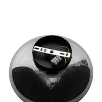 QAZQA Art Deco wandlamp zwart met smoke glas - Ayesha - thumbnail