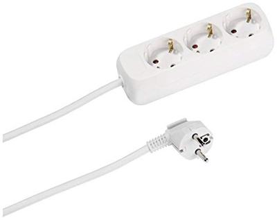 Vivanco 61152 Stekkerdoos 3-voudig Wit Randaarde stekker 1 stuk(s)