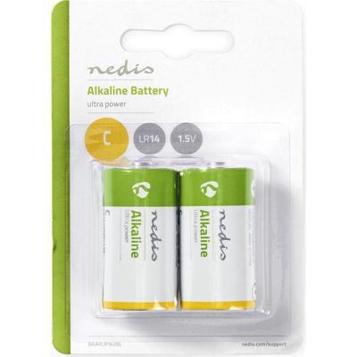 Alkaline batterij C | 1,5 V | 2 stuks | Blister