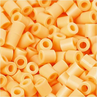 NABBI Foto kralen, afm 5x5 mm, gatgrootte 2,5 mm, medium, lichtoranje (26), 1100 stuk/ 1 doos