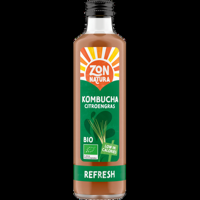 Zonnatura Biologische Kombucha Citroengras 250 ml bij Jumbo - thumbnail