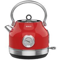 SOGO Human Technology Waterkoker Snoerloos, Oververhittingsbeveiliging, CoolTouch-behuizing Aantal/Volume: 1.8 l Rood (metallic) - thumbnail
