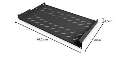Digitus Rackmount 19 fixed shelf 1U Digitus Rackmount 19 fixed shelf 1U