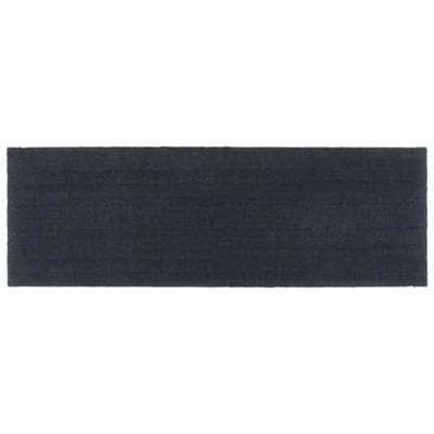 VidaXL Deurmat 100x300 cm getufte kokosvezel donkergrijs