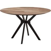DTP Home Ronde Eettafel 'Metropole' Teakhout, 130cm - thumbnail