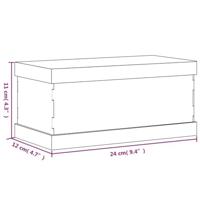 Vitrine transparant 24x12x11 cm acryl - thumbnail