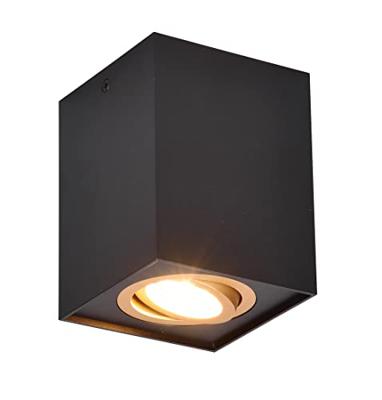 Trio PlafondlampBiscuit vierkant zwart - 613000180