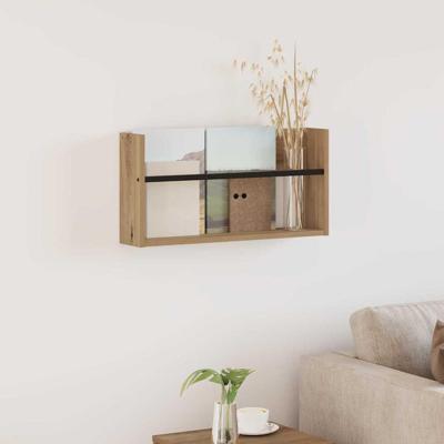 Tijdschrift Rek Artisan Eiken 60 x 12 x 30 cm Bewerkt hout Tijdschrift Rek Artisan Eiken 60 x 12 x 30 cm Bewerkt hout