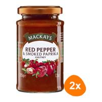 Mackays - Red Pepper & Smoked Paprika Chutney - 2x 205g - thumbnail
