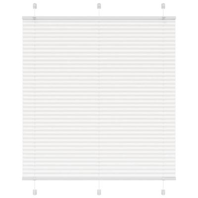 Pliss rolgordijn 115x150 cm stofbreedte 114,4cm polyester wit