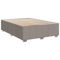 Boxspring met matras stof taupe 180x200 cm - thumbnail