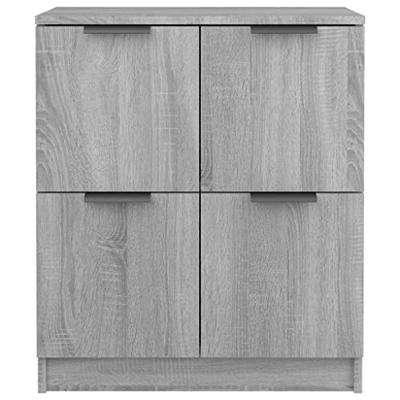 Dressoir 60x30x70 cm bewerkt hout grijs sonoma eiken Dressoir 60x30x70 cm bewerkt hout grijs sonoma eiken