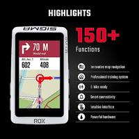 Sigma ROX 12.1 EVO Sensor Set - White Fietsnavigatie Fietsen Europa Bluetooth, GPS, GLONASS - thumbnail