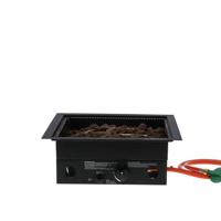 Cosi | Cosiburner Inbouwbrander | Square Black - thumbnail