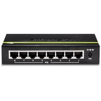 TRENDnet 8-poorts GREENnet Gigabit PoE+-schakelaar, TPE-TG82G, ondersteunt PoE- en PoE+-apparaten, 61 W PoE-begroting, 16 Gbps schakelcapaciteit, gegevens en stroom via Ethernet naar PoE-toegangspunten en IP-camera's - thumbnail