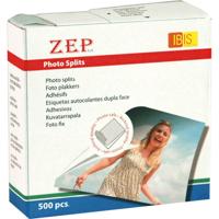 Zep foto plakkers dubbelzijdig bx500 500 stuks 13x17 mm - thumbnail