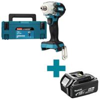 Makita DTW301ZJ Slagmoersleutel 1/2" 330Nm 18 Volt met verende Borgpen | Zonder accu's en lader In M-box - DTW301ZJ - thumbnail