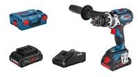 Bosch Blauw gsb 18v-110 c professional | accuschroef klopboormachine | 2x 18v procore 4.0ah li-ion in l-boxx - 06019g030b - thumbnail