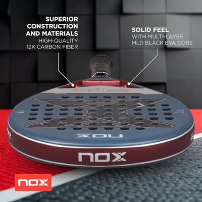 Padel Racket Nox-Xtreme AT10 Genius 12K Koolstofvezel Padel Racket Nox-Xtreme AT10 Genius 12K Koolstofvezel