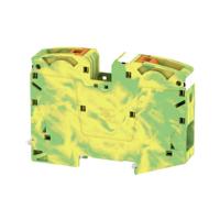 Weidmüller 2735950000 Aardklem Push-In-klem, Steekaansluiting Groen-geel 10 stuk(s) Piece - thumbnail