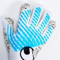 Uhlsport FM Cybertec Supergrip+ HN Keepershandschoenen Wit Felblauw Zwart - thumbnail