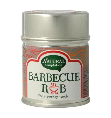 Natural Temptation Barbecue rub blikje bio 40 Gram