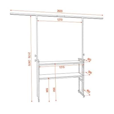 DAP DJ Stand set meubel