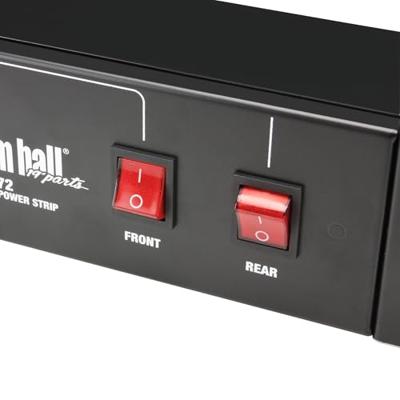 Adam Hall 87472 19 inch stroomverdeler 9 Schuko's 2U Adam Hall 87472 19 inch stroomverdeler 9 Schuko's 2U