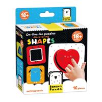 Banana Panda - on-the-go puzzel ontdek vormen - 16st. - thumbnail