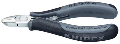 Knipex 77 02 77 02 115 ESD ESD Zijkniptang Met facet 115 mm Knipex 77 02 77 02 115 ESD ESD Zijkniptang Met facet 115 mm