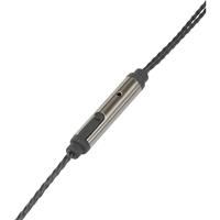 Renkforce Stereo Headset In Ear Headset Zwart (metallic) - thumbnail