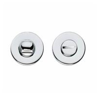 Intersteel Rozet met toilet-/badkamersluiting verdekt 50x8mm - chroom - thumbnail