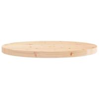 Tafelblad rond 60x3 cm massief grenenhout - thumbnail