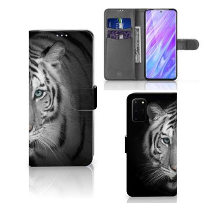 Samsung Galaxy S20 Plus | Telefoonhoesje | Met pasjeshouder | Tijger Samsung Galaxy S20 Plus | Telefoonhoesje | Met pasjeshouder | Tijger