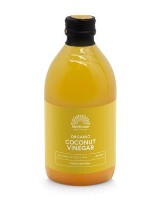 Mattisson Organic coconut vinegar pure - kokosazijn bio 500 Milliliter