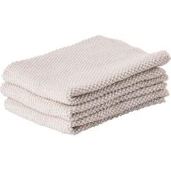 Zone - Solo - Keukendoekjes Set/3 Warm Grey