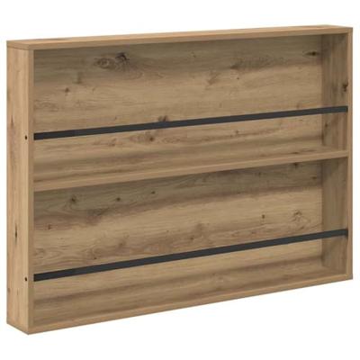 Tijdschrift Rek met plank 2 pcs Artisan Eiken 100 x 12 x 70 cm
