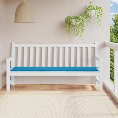 VidaXL Tuinbankkussen 200x50x3 cm oxford stof blauw VidaXL Tuinbankkussen 200x50x3 cm oxford stof blauw