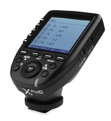 Godox XPro-C Canon TTL 2.4G High Speed ​​Wireless Sync 1/8000 van een tweede flitser met radioflitser voor Godox AD600, AD360II, AD200 en X1R-C, XTR-16 Godox X HSS-zender Canon HSS-opnamesysteem