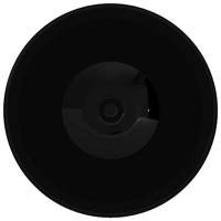 Wasbak, keramiek, rond, zwart 325 mm - thumbnail