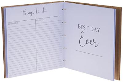 Ginger Ray weddingplanner hout 20,5 cm | 10 stuks Ginger Ray weddingplanner hout 20,5 cm | 10 stuks