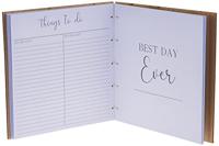 Ginger Ray weddingplanner hout 20,5 cm | 10 stuks - thumbnail