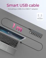 ICY BOX-HUB1701-C3 7 port USB 3.0 Type-A Hub - thumbnail