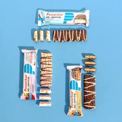 Powerbar 40% Protein+ Crisp Bar Chocolade 12x40g