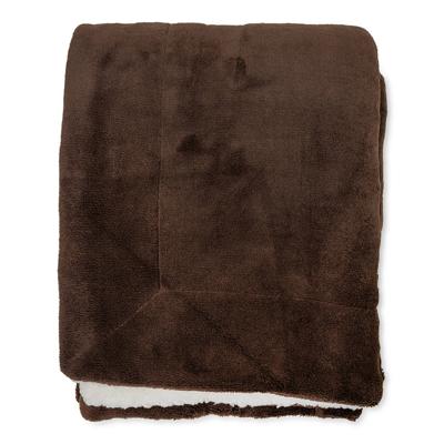 Espoo bruin met sherpa 200x240 cm Espoo bruin met sherpa 200x240 cm