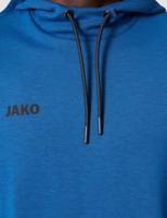 JAKO 6729 Sweater Met Kap Premium Basics - Royal Gemeleerd - XXL - thumbnail