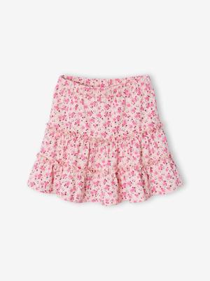 Meisjes rok short van jersey lichtroze Meisjes rok short van jersey lichtroze