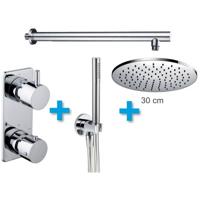 Inbouw Regendouche Amon Round Set Type 4 Aqua Splash - thumbnail