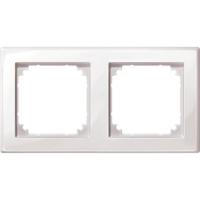 Merten M-Smart afdekraam 2-voudig Polarwit glanzend 478219 - thumbnail